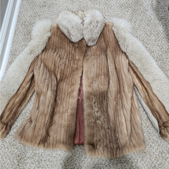 Luxurious beautiful genuine Mink Fur Jacket size s/m - Picture 4 of 5